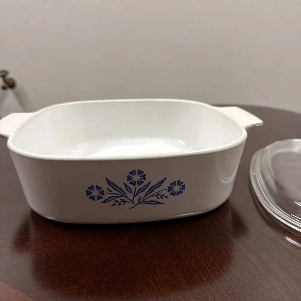Vintage Corning Ware Blue Cornflower A-2-B 2‎ Liter Casserole Pyrex Lid A9C 22-C